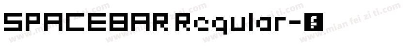 SPACEBAR Regular字体转换